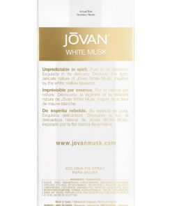 Eau de Cologne White Musk for women by Jovan – 59 ml